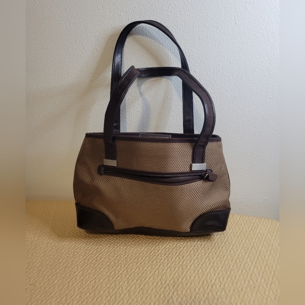 The sak brown woven shoulder bag purse